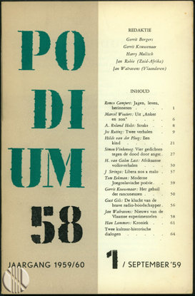 Image de Podium 58. Jg. 1959/60, nr. 1-6