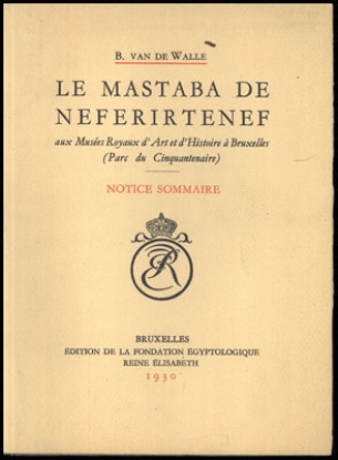 Image de Le mastaba de neferirtenef - aux Musées Royaux d'Art et d'Histoire à Bruxelles (Parc du Cinquantenaire)