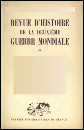 Picture of Revue d`Histoire de la Deuxième Guerre Mondiale. Année 2, N° 6