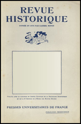 Afbeeldingen van Revue Historique. Année 77, T. CCIX