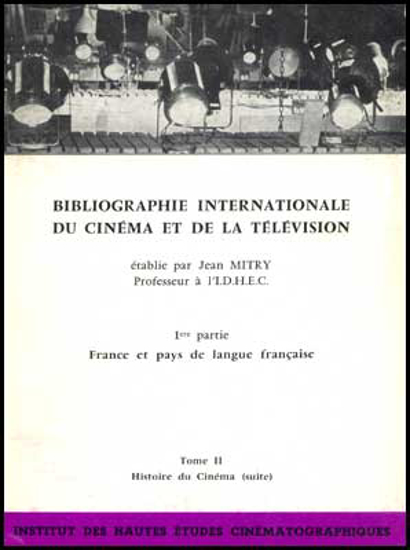 Picture of Bibliographie Internationale du cinéma et de la télévision - tome II