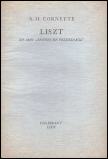Afbeeldingen van Liszt En Zijn annees de pelerinage