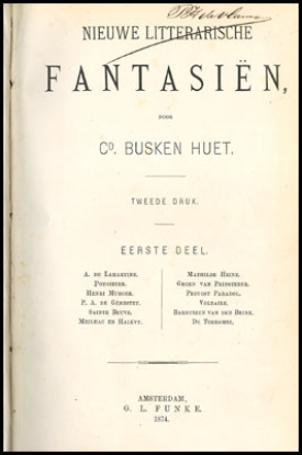 Picture of Nieuwe litterarische fantasiën