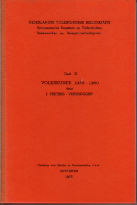 Picture of Nederlandse Volkskundige Bibliografie Deel II