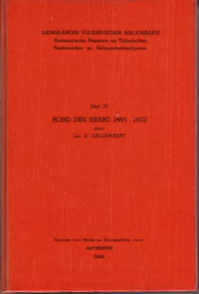 Picture of Nederlandse Volkskundige Bibliografie Deel III
