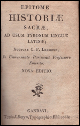 Picture of Epitome Historiae Sacrae