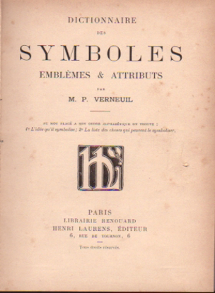 Afbeeldingen van Dictionnaire Des Symboles Emblèmes & Attributs
