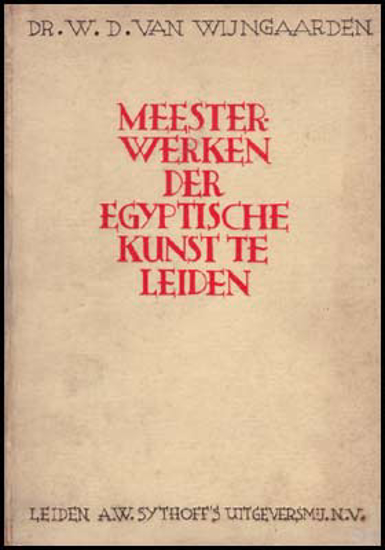 Picture of Meesterwerken Der Egyptische Kunst Te Leiden