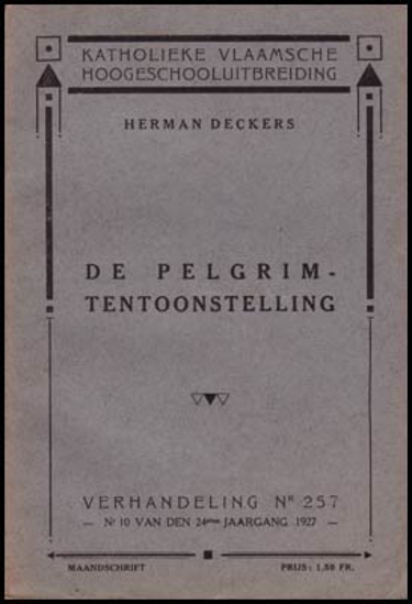 Picture of De Pelgrim - Tentoonstelling. 1927