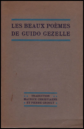 Picture of Les Beaux Poèmes De Guido Gezelle