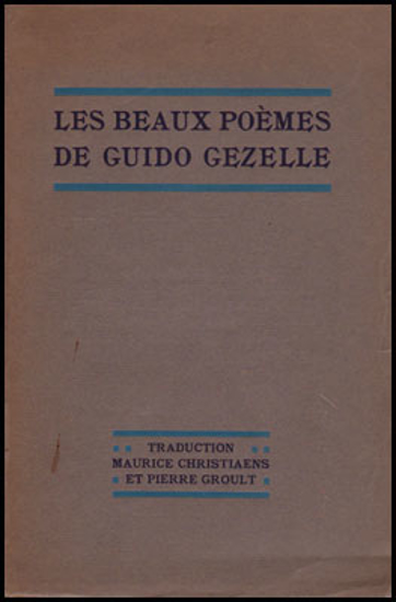 Afbeeldingen van Les Beaux Poèmes De Guido Gezelle