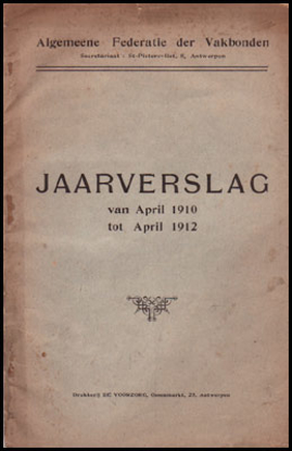 Picture of Jaarverslag van April 1910 tot April 1912