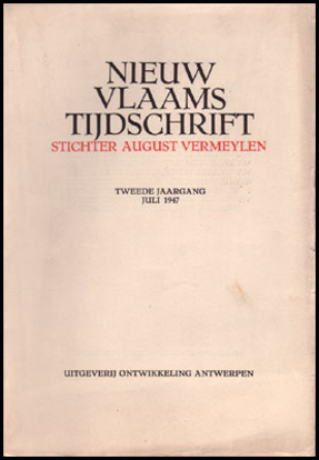 Picture of Nieuw Vlaams Tijdschrift. Tweede Jaargang.