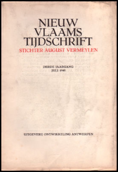 Picture of Nieuw Vlaams Tijdschrift. Derde Jaargang
