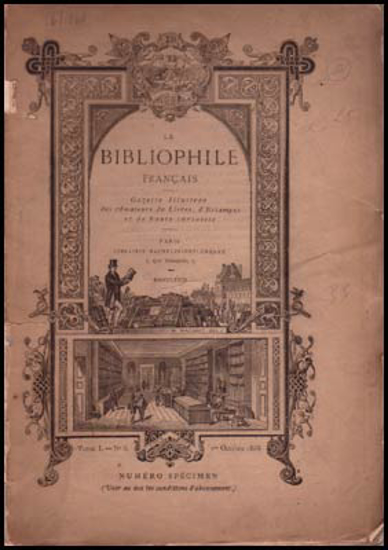 Picture of Le Bibliophile Français. Tome I-N°6.  1er Octobre 1868