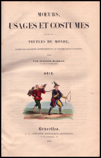 Picture of Moeurs, usages et costumes de tous les peuples du monde. Asie