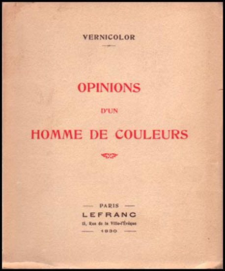 Afbeeldingen van Opinions d'un homme de couleurs