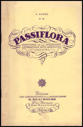 Picture of Passiflora. 4e Année No 10