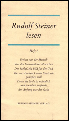 Picture of Rudolf Steiner lesen