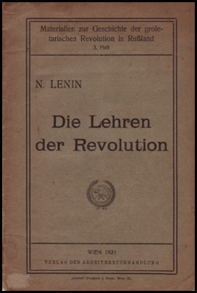 Picture of Die Lehren der Revolution