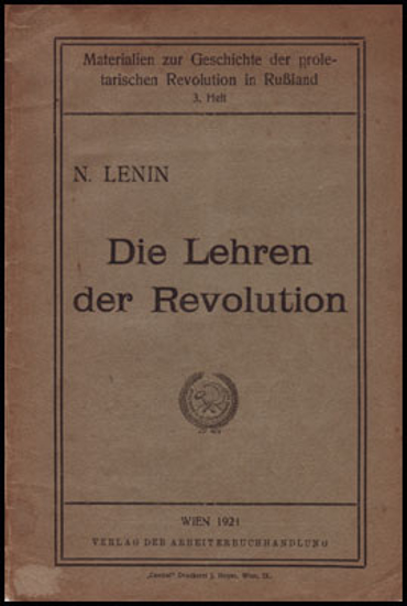 Picture of Die Lehren der Revolution