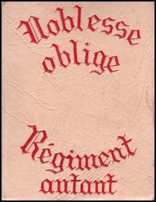 Picture of Noblesse oblige - Regiment autant