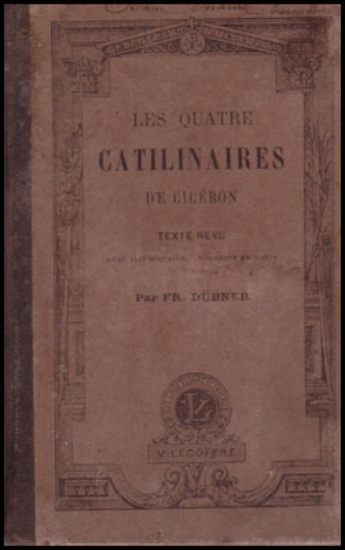 Image de Les Quatre Catilinaires De Cicéron