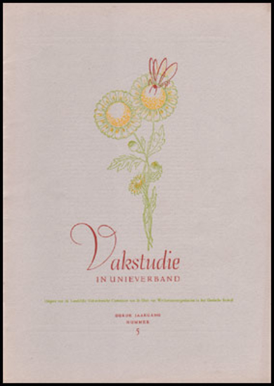 Picture of Vakstudie in unieverband. Jg. 3 Nr. 5