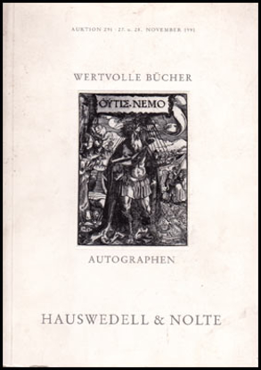 Afbeeldingen van Wertvolle Bücher Und Autographen Des 15.-20. Jahrhunderts