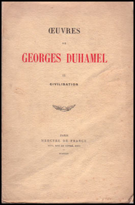 Afbeeldingen van Œuvres De Georges Duhamel