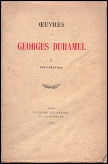 Afbeeldingen van Œuvres De Georges Duhamel