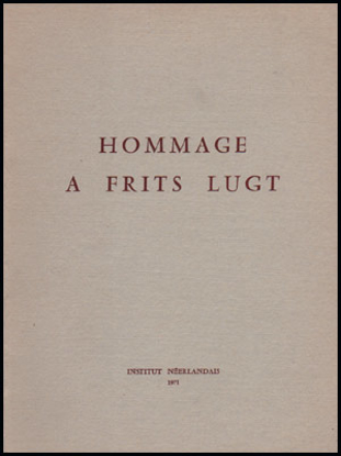 Picture of Hommage A Frits Lugt