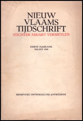 Image de Nieuw Vlaams Tijdschrift. Derde Jaargang Maart 1949