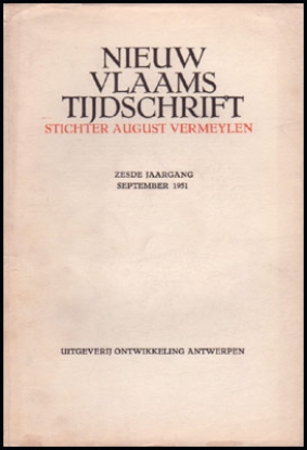 Image de Nieuw Vlaams Tijdschrift. Zesde Jaargang September 1951