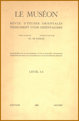 Picture of Le Muséon LXVIII, 3-4