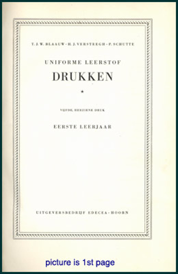 Picture of Uniforme Leerstof Drukken leerjaar 1+2+3+4