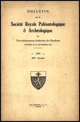 Picture of BULLETIN de la Société Paléontologique et Archéologique de Charleroi. 28me Année.