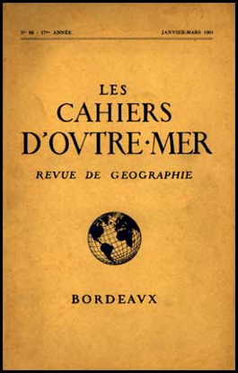 Picture of Les Cahiers d Outre-Mer. Tome XVII, complete.