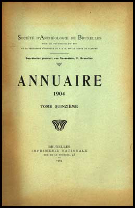 Afbeeldingen van Annuaire de la societé royale de archeologie de Bruxelles, tome XV