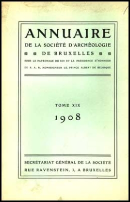 Picture of Annuaire de la societé royale de archeologie de Bruxelles, tome XIX