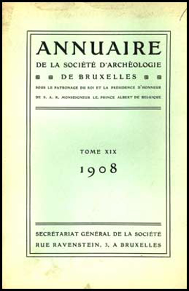 Picture of Annuaire de la societé royale de archeologie de Bruxelles, tome XIX