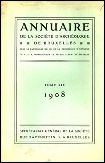 Picture of Annuaire de la societé royale de archeologie de Bruxelles, tome XIX