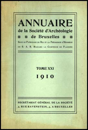 Picture of Annuaire de la societé royale de archeologie de Bruxelles, tome XXI