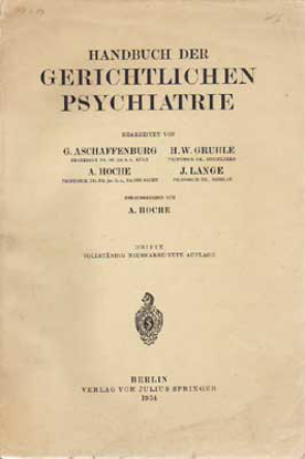 Picture of Handbuch der Gerichtlichen Psychiatrie