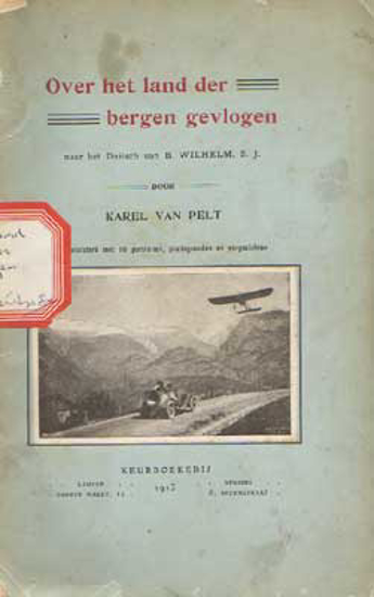 Picture of Over het Land der Bergen gevlogen