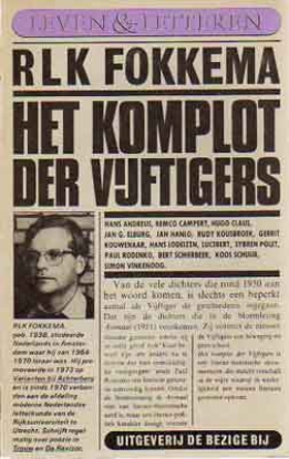 Image de Het komplot der vijftigers. Een literair-historische documentaire