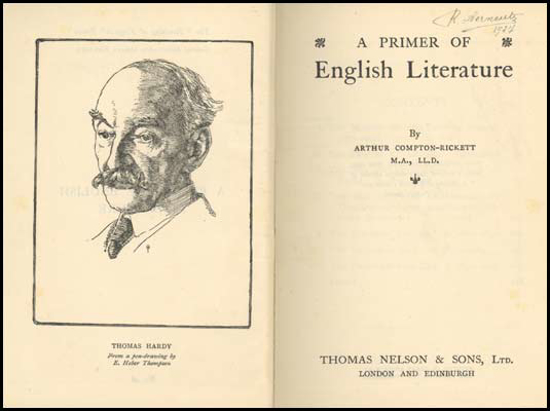 Image de A Primer Of English Literature