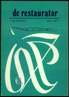 Picture of De restaurator. Jg. 7 N°1