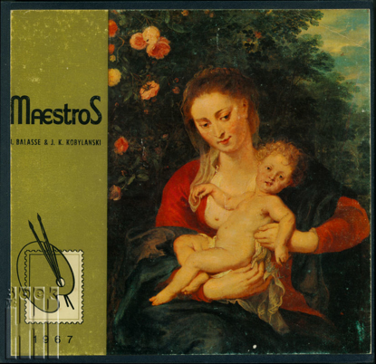 Afbeeldingen van Maestros catalogue des timbres-poste se rapportant à la peinture, of postage stamps representing paintings
