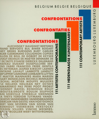 Image de Confrontaties. 111 Hedendaagse kunstenaars. België en Luxemburg
